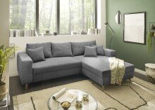 Ecksofa >LARINA< links/rechts aufbaubar,...