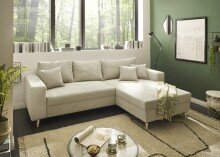 Ecksofa >LARINA< links/rechts aufbaubar,...