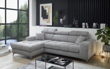Ecksofa >SYDNEY< Elektrische Sitztiefenverstellung,...
