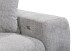 Ecksofa >SYDNEY< Elektrische Sitztiefenverstellung, 3 verstellbare Kopfstützen, Bettkasten, Bezugsstoff "taupe" - 268x105x172 (BxHxT)