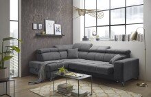 Ecksofa >SYDNEY< Elektrische Sitztiefenverstellung,...