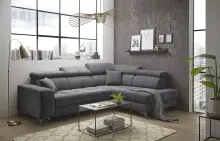 Ecksofa >SYDNEY< Elektrische Sitztiefenverstellung,...