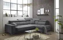 Ecksofa >SYDNEY< Elektrische Sitztiefenverstellung,...