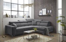 Ecksofa >SYDNEY< Elektrische Sitztiefenverstellung,...