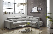Ecksofa >SYDNEY< Elektrische Sitztiefenverstellung,...