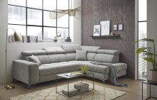 Ecksofa >SYDNEY< Elektrische Sitztiefenverstellung,...
