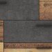 Sideboard >Skive< 4 Schubladen, 2 Türen, in Betonoptik / Old – Wood Dekor - 124,9x95,9x41,3cm B/H/T