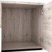 Sideboard >Skive< 4 Schubladen, 2 Türen, in Sandeiche Dekor / weiss - 124,9x95,9x41,3cm B/H/T