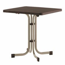 Klapptisch >231/< in braun, mocca/Mecalit®-Pro...