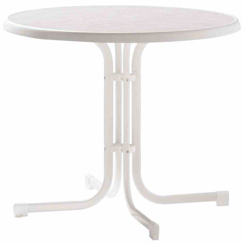 Klapptisch >209/< in weiß, weiß/Mecalit®-Pro - 86x72x86cm (BxHxT)