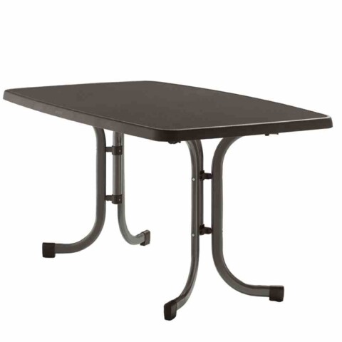 Klapptisch >253/< in grau, anthrazit/Mecalit®-Pro - 150x72x90cm (BxHxT)