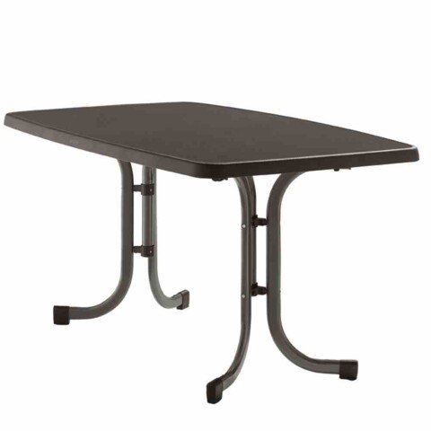 Klapptisch >253/< in grau, anthrazit/Mecalit®-Pro - 150x72x90cm (BxHxT)