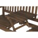 Gartenbank >FLORIDA< in natur, Akazienholz - 159x88x60cm (BxHxT)