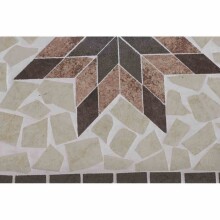 Gartentisch >STELLA< in schwarz, Mosaik Keramik - 68x60x41cm (BxHxT)