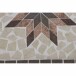 Gartentisch >STELLA< in schwarz, Mosaik Keramik - 68x60x41cm (BxHxT)