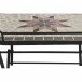 Gartentisch >STELLA< in schwarz, Mosaik Keramik - 68x60x41cm (BxHxT)