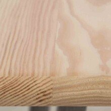 Stehtisch >Kiefernholz< klappbar, in Kiefer, Stahl - 80x110x80cm (BxHxT)