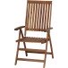 Gartensessel >PALEROS< klappbar, in natur, Akazienholz - 70x113x60cm (BxHxT)