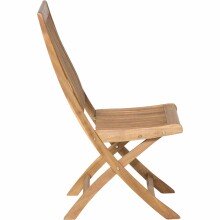 Gartenstuhl >PALEROS< klappbar, in natur, Akazienholz - 65x97x44,5cm (BxHxT)