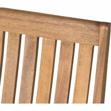 Gartenstuhl >PALEROS< klappbar, in natur, Akazienholz - 65x97x44,5cm (BxHxT)