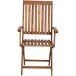 Gartenstuhl >PALEROS< klappbar, in geölt, Akazienholz - 65x97x53,5cm (BxHxT)