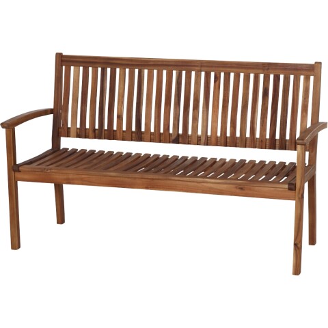 Gartenbank >PALEROS< in geölt, Akazienholz - 150x92,5x62cm (BxHxT)