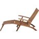 Gartenliege >PALEROS< in geölt, Akazienholz - 147x90x60cm (BxHxT)