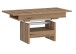 Couchtisch >CORTADO< ausziehbar bis 150cm, höhenverstellbar bis 72cm, in Coast Evoke Eiche Dekor - 110/150x56/72x65cm (BxHxT)