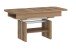 Couchtisch >CORTADO< ausziehbar bis 150cm, höhenverstellbar bis 72cm, in Coast Evoke Eiche Dekor - 110/150x56/72x65cm (BxHxT)