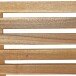 Gartenbank >SANTANA< in natur, Akazienholz - 140x92,5x67,5cm (BxHxT)