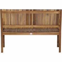 Gartenbank >FALUN< in natur geölt, Akazienholz - 59x90x121,5cm (BxHxT)