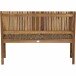 Gartenbank >FALUN< in natur geölt, Akazienholz - 59x90x121,5cm (BxHxT)