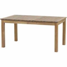 Gartentisch >FALUN< in natur geölt, Akazienholz - 149,5x74x89,8cm (BxHxT)