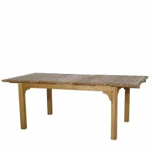 Gartentisch >FALUN< ausziehbar bis 201,3cm in natur...