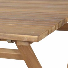 Klapptisch >FALUN< in natur geölt, Akazienholz - 120x73,5x80cm (BxHxT)