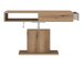 Couchtisch >CORTADO< höhenverstellbar bis 80cm, Schublade, in Coast Evoke Eiche Dekor - 110x60/80x65cm (BxHxT)