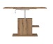 Couchtisch >CORTADO< höhenverstellbar bis 73cm, in Coast Evoke Eiche Dekor - 110x55/73x65cm (BxHxT)