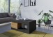 Couchtisch >LUCI< Schublade, in Artisan Eiche/Kosmos Grau - 110x50x70cm (BxHxT)