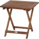 Fußhocker >PALEROS< Beistelltisch / Hocker in geölt, Akazienholz - 50x52x50cm (BxHxT)