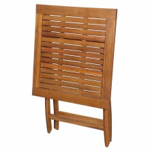 Klapptisch >LIMA< in geölt, Akazienholz - 70x74x70cm (BxHxT)