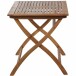 Klapptisch >LIMA< in geölt, Akazienholz - 110x740x70cm (BxHxT)