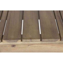 Sitzhocker >FALUN< in natur geölt, Akazienholz - 33x45x50cm (BxHxT)