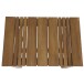 Sitzhocker >FALUN< in natur geölt, Akazienholz - 33x45x50cm (BxHxT)
