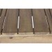 Sitzhocker >FALUN< in natur geölt, Akazienholz - 33x45x50cm (BxHxT)