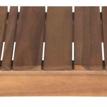 Sitzbank >FALUN< in natur geölt, Akazienholz - 33x45x125cm (BxHxT)