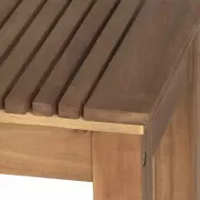 Sitzbank >FALUN< in natur geölt, Akazienholz -...