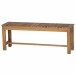 Sitzbank >FALUN< in natur geölt, Akazienholz - 33x45x125cm (BxHxT)