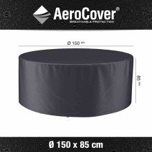 Gartenmöbel-Schutzhülle >AeroCover< in anthrazit - 150x85x150 (BxHxT)