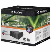 Gartenmöbel-Schutzhülle >AeroCover< in anthrazit - 200x85x190 (BxHxT)