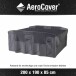 Gartenmöbel-Schutzhülle >AeroCover< in anthrazit - 200x85x190 (BxHxT)